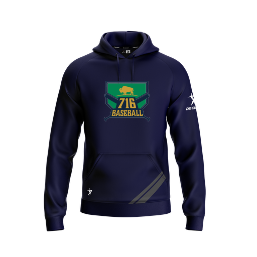 [FOLHSMNV-YXS-LOGO1] Decker Summit Hoodie (Youth XS, Navy, Logo 1)