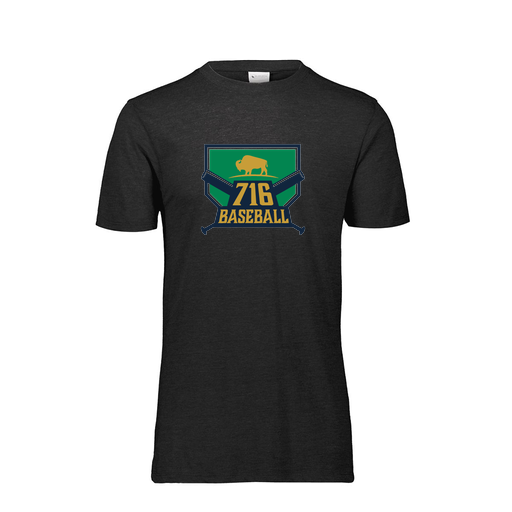 [FTSCUBBK-YS-LOGO1] Decker Youth Tri-Blend T-Shirt - Short Sleeve (Youth S, Black, Logo 1)
