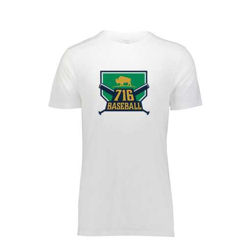 [FTSCUBWH-YS-LOGO1] Decker Youth Tri-Blend T-Shirt - Short Sleeve (Youth S, White, Logo 1)