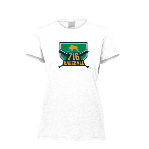 [FTSCUBWH-FAXS-LOGO1] Decker Women's Tri-Blend T-Shirt - Short Sleeve (Female Adult XS, White, Logo 1)