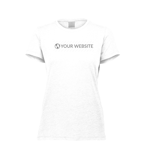 [FTSCUBWH-FAXS-LOGO2] Decker Women's Tri-Blend T-Shirt - Short Sleeve (Female Adult XS, White, Logo 2)