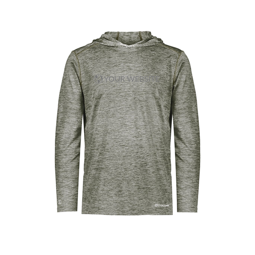 [FOLHCGGY-YS-LOGO2] Decker Youth Charge Hoodie (Youth S, Gray, Logo 2)